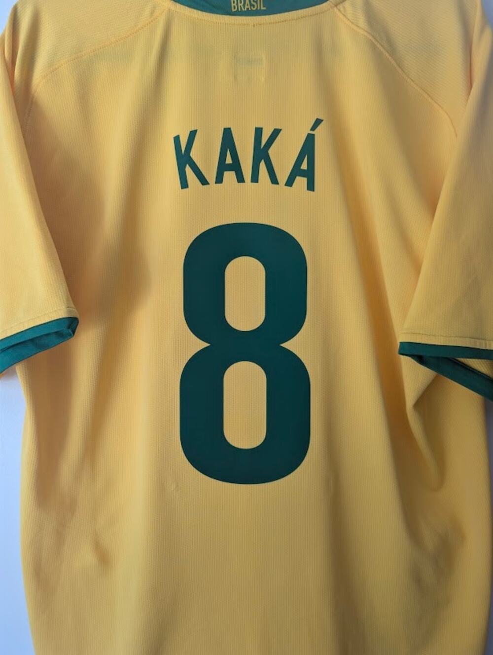 Brazil Kaka Jersey XL Nike Yellow Soccer Shirt